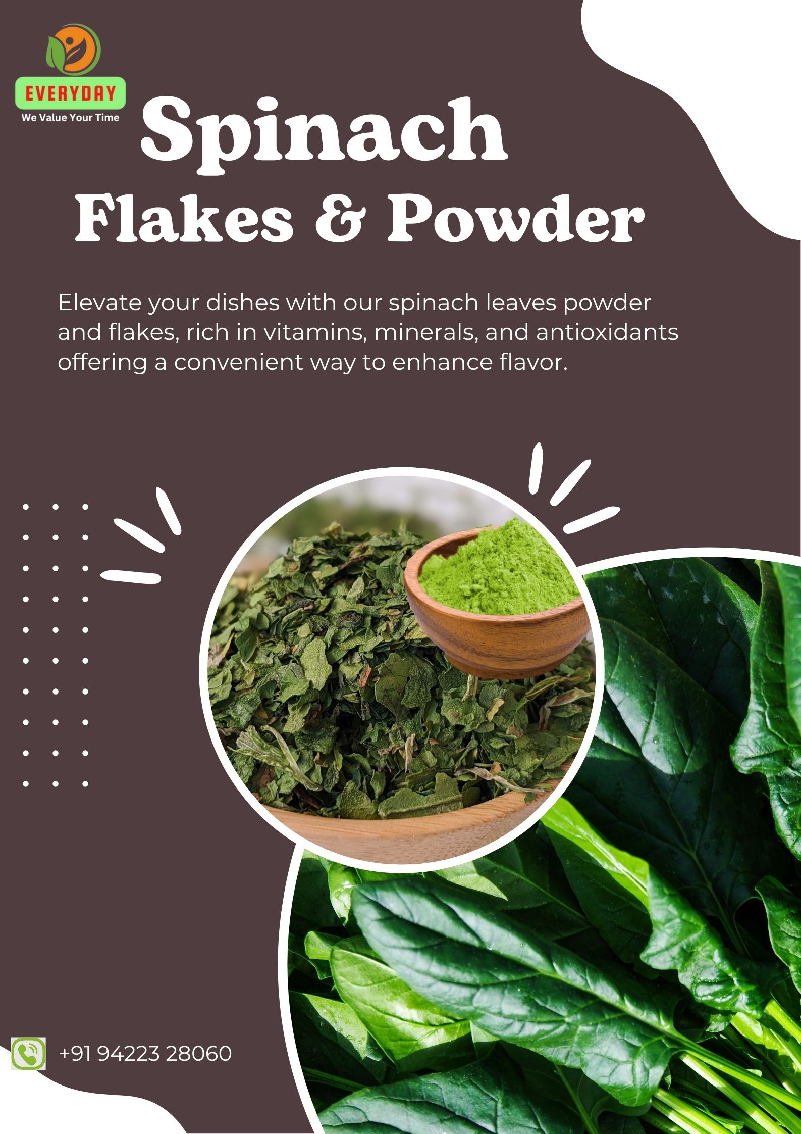 Dehydrated Spinach Powder